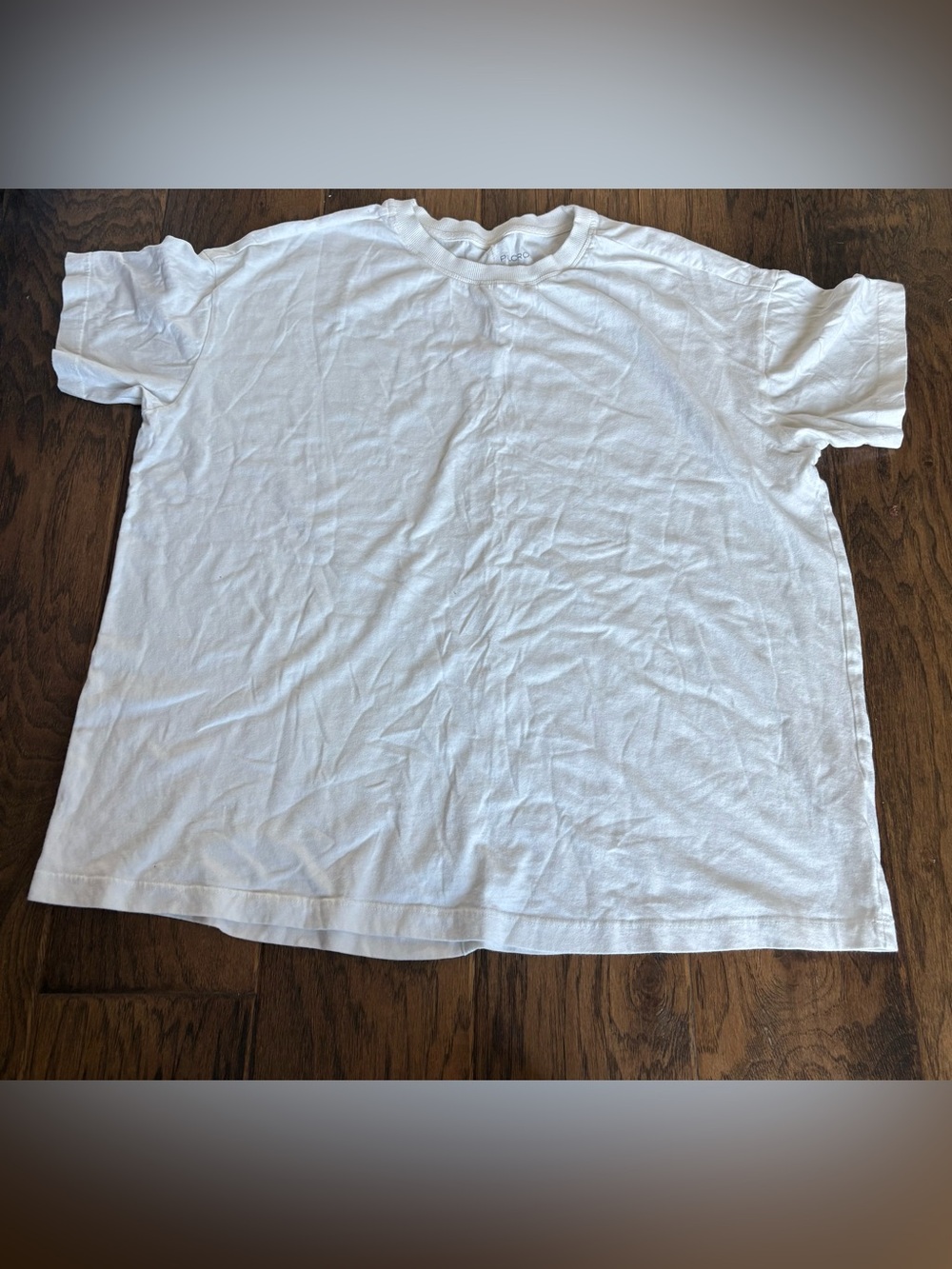 Pilcro Classic Crew Neck Short Sleeve Tee - White